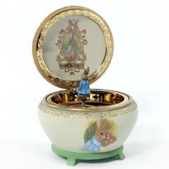 Peter Rabbit Hinged Trinket Music Box  #42938