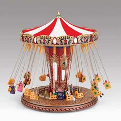 Mr. Christmas World's Fair Swing Carousel Music Box  #79841