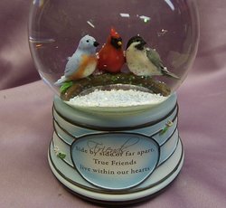 Birds Musical Water Globe #52037