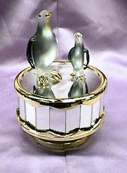 Exquisite Handblown Glass Penquins #cmx86
