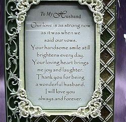 My Husband Musical Frame #m067