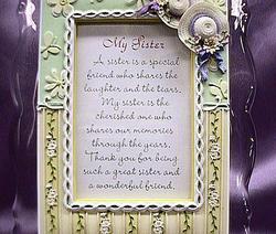 My Sister Musical Picture Frame #022