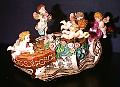 Musical Violin With Action Cherubs