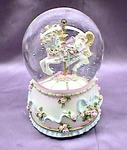Roses & Ribbons Musical Carousel #13753