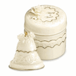 Always and Forever Porcelain Musical Trinket Box with Bell #18711