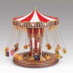 Mr. Christmas World's Fair Swing Carousel Music Box  #79841