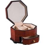 Musical Mapa Burl with Walnut Border Jewelry Box #MJB292 