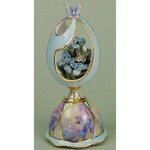 Blue Iris Musical Spiral Egg #07350