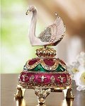 Swan Gemstones Music Box #80012 