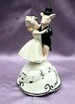 Wedding Pigs Revolving Musical Porcelain Figurine #80042