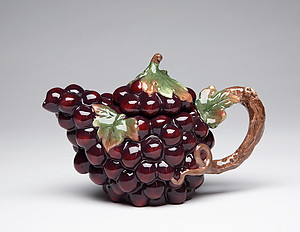 Porcelain Decorative Grape Teapot
