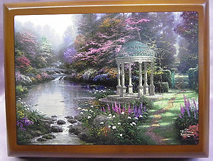 Thomas Kinkade Garden of Prayer Music Box