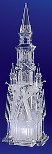 Four Angel Acrylic Illuminated Cathedral  