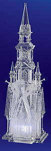 Four Angel Acrylic Illuminated Cathedral 