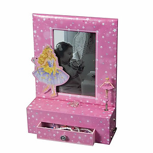 Musical Ballerina Photo Frame Jewelry Box #803