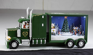 Christmas Big Rig Music Box 