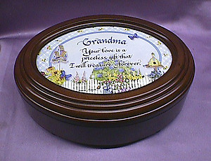 Grandma Rosewood Music Box # grandma