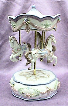 Musical Porcelain Carousel #58031