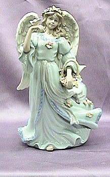 Exquisite Porcelain Angel Music Box #1461