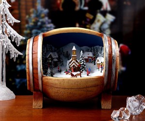 Barrel Village Music Box