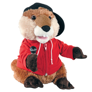 Animated Musical Singing Beaver 