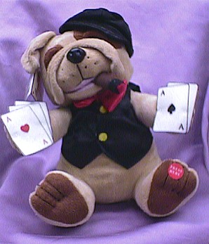 Animated Musical Poker Dog