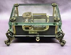 Crystal Music Box with Claw Feet #106302