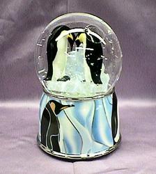 Penguin Musical Waterglobe with Blower #1301059 