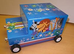 Zoo Animals Car Musical Keepsake Box #22182