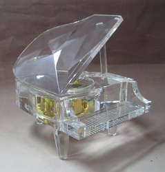 Crystal Musical Baby Grand Piano #C10506