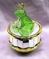 Revolving Prince/ Frog Music Box #cmx88