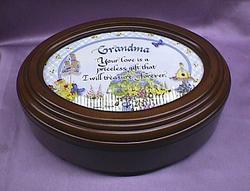 Grandma Rosewood Music Box # grandma