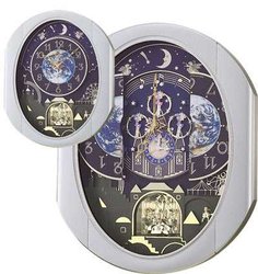 Peaceful Cosmos II Rhythm Clocks #4HM408WU19