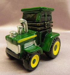 Tractor Limoge Style Trinket Box  #1358
