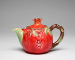 Porcelain Decorative Pomegranate Teapot #10333TP