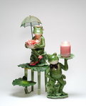 Frog With Umbrella #30102 or Frog with Candle #30101