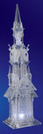 Five Angel Acrylic Illuminated Cathedral  #IC80099