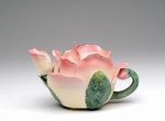 Porcelain Decorative Rose Teapot #80141TP