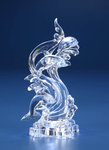 Dolphin Wave Acrylic Figurine  #IC94007