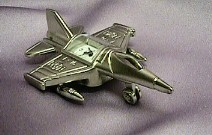 Mini Silver Jet Clock