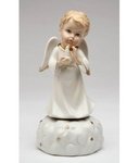 Angel of Light Porcelain Music Box Figurine #C10105