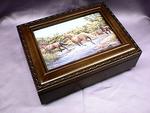 Wild Horses Rosewood Music Box # H2044